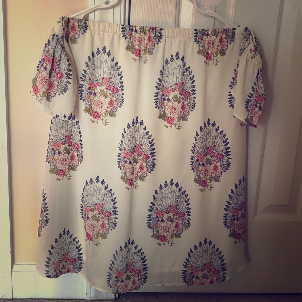 Off the shoulder summer dress